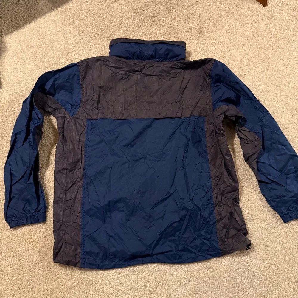 Columbia Men's Navy and Charcoal Windbreaker - Picture 8 of 8